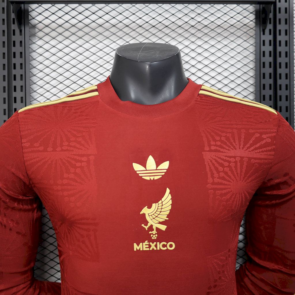 México 2025/26 Camisola Especial Vermelha Versão Jogador – Homem